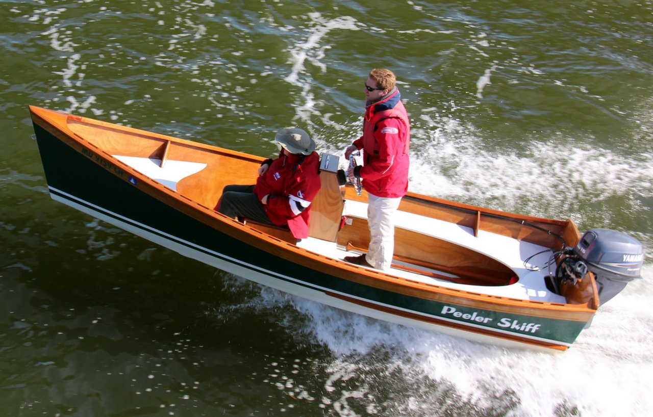 wooden boatbuilder releases center console kit option